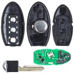 2008-2017 Nissan Infiniti / 3-Button Smart Key / PN: 285E3-1BA7A / KR55WK49622 (AFTERMARKET)